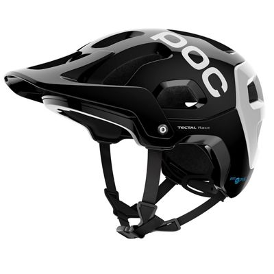 POC Tectal Race SPIN Helmet - Uranium Black-Hydrogen White - XL/XXL, Uranium Black-Hydrogen White